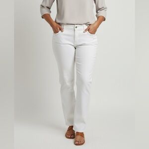 Chicos White Ankle Righnstone Pants 2